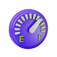 Measurement gauge icon